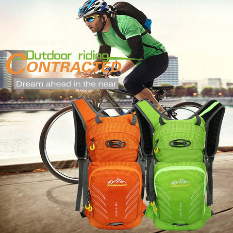 Outdoor Sport Cycling Bicycle Waterproof Shoulder Backpack Travel Hydration Water Bag 15L