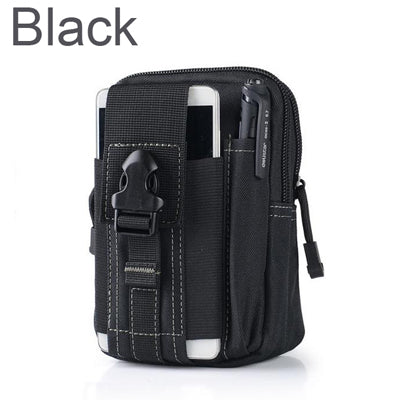 Outdoor Camping Climbing Bag Tactical Military Molle Hip Waist Belt Wallet Pouch Purse Phone Case for iPhone 7 for Samsung
