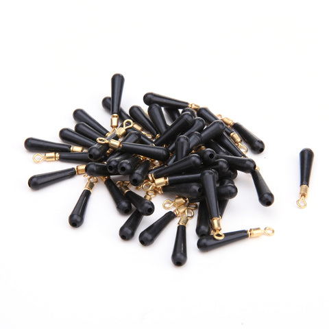 50pcs/Pack High Quality Fishing Gear Block Rotation Drift Fishing Floats Seat Copper Tools