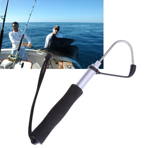 60cm Stainless Steel Sea Telescopic Fishing Gaff Retractable Aluminum Alloy Spear Hook