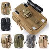 Outdoor Camping Climbing Bag Tactical Military Molle Hip Waist Belt  Wallet Pouch Purse Phone Case for iPhone 7 for Samsung