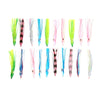 20pcs 8cm/11cm  Hoochie Squid Skirt Octopus Saltwater Fishing Lure Set