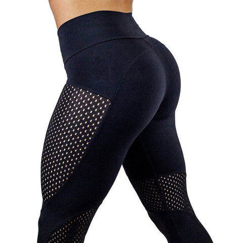 New Sporting Leggings Mesh Splicing